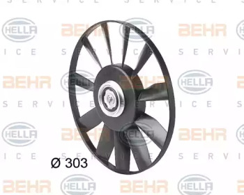 Вентилятор (BEHR HELLA SERVICE: 8EW 009 144-561)