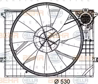 Вентилятор (BEHR HELLA SERVICE: 8EW 009 158-781)