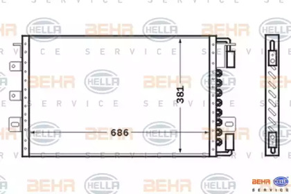 Конденсатор (BEHR HELLA SERVICE: 8FC 351 024-131)