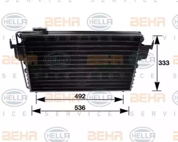 Конденсатор (BEHR HELLA SERVICE: 8FC 351 035-391)