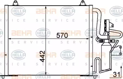 Конденсатор (BEHR HELLA SERVICE: 8FC 351 035-471)