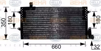 Конденсатор (BEHR HELLA SERVICE: 8FC 351 036-791)