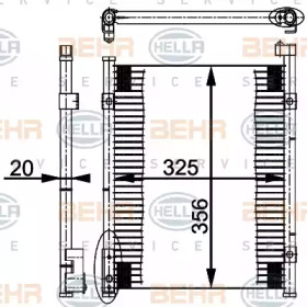 Конденсатор (BEHR HELLA SERVICE: 8FC 351 037-021)