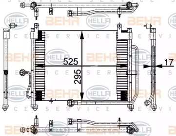 Конденсатор (BEHR HELLA SERVICE: 8FC 351 037-121)