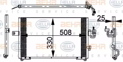 Конденсатор (BEHR HELLA SERVICE: 8FC 351 037-271)