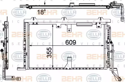 Конденсатор (BEHR HELLA SERVICE: 8FC 351 037-314)