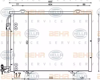 Конденсатор (BEHR HELLA SERVICE: 8FC 351 037-334)