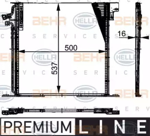 Конденсатор (BEHR HELLA SERVICE: 8FC 351 037-341)