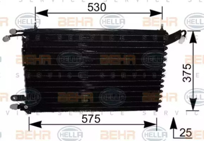 Конденсатор (BEHR HELLA SERVICE: 8FC 351 037-411)