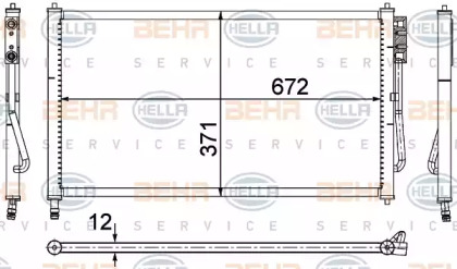 Конденсатор (BEHR HELLA SERVICE: 8FC 351 037-474)