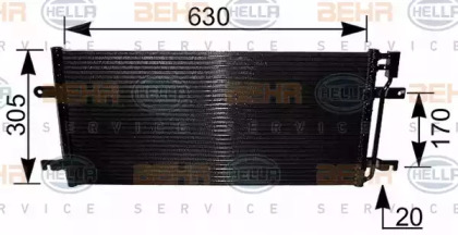 Конденсатор (BEHR HELLA SERVICE: 8FC 351 037-701)