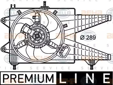 Вентилятор (BEHR HELLA SERVICE: 8EW 351 039-651)