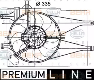 Вентилятор (BEHR HELLA SERVICE: 8EW 351 041-041)