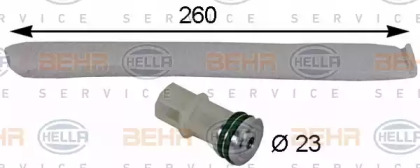 Осушитель (BEHR HELLA SERVICE: 8FT 351 193-231)