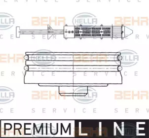 Осушитель (BEHR HELLA SERVICE: 8FT 351 197-381)