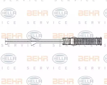 Осушитель (BEHR HELLA SERVICE: 8FT 351 198-431)