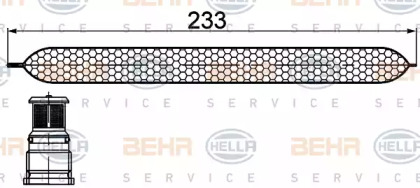 Осушитель (BEHR HELLA SERVICE: 8FT 351 200-251)