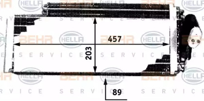 Испаритель (BEHR HELLA SERVICE: 8FV 351 210-151)