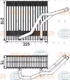 Испаритель (BEHR HELLA SERVICE: 8FV 351 210-541)