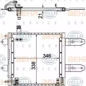 Конденсатор (BEHR HELLA SERVICE: 8FC 351 300-171)