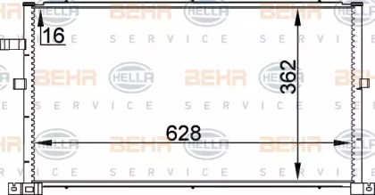 Конденсатор (BEHR HELLA SERVICE: 8FC 351 300-324)