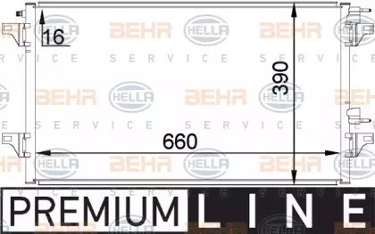 Конденсатор (BEHR HELLA SERVICE: 8FC 351 300-341)