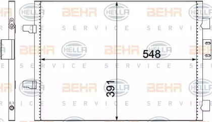 Конденсатор (BEHR HELLA SERVICE: 8FC 351 300-651)