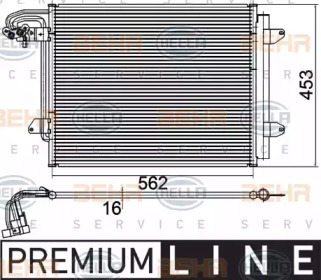 Конденсатор (BEHR HELLA SERVICE: 8FC 351 301-051)