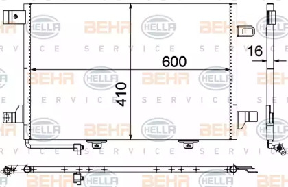 Конденсатор (BEHR HELLA SERVICE: 8FC 351 301-674)