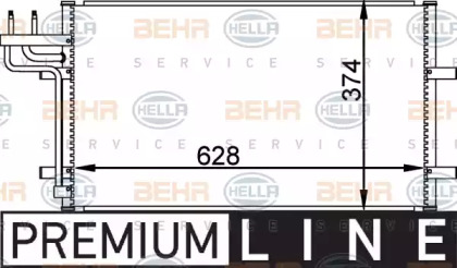 Конденсатор (BEHR HELLA SERVICE: 8FC 351 301-731)