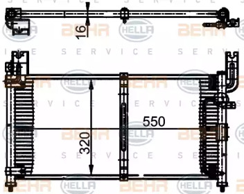 Конденсатор (BEHR HELLA SERVICE: 8FC 351 302-061)