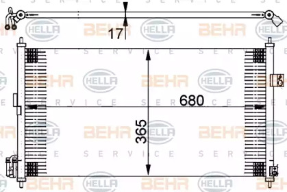 Конденсатор (BEHR HELLA SERVICE: 8FC 351 302-251)