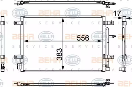 Конденсатор (BEHR HELLA SERVICE: 8FC 351 302-441)