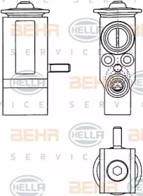 Клапан (BEHR HELLA SERVICE: 8UW 351 303-381)