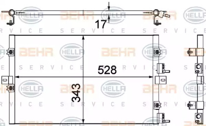 Конденсатор (BEHR HELLA SERVICE: 8FC 351 304-331)