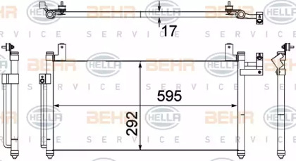 Конденсатор (BEHR HELLA SERVICE: 8FC 351 304-361)