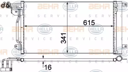 Конденсатор (BEHR HELLA SERVICE: 8FC 351 309-134)