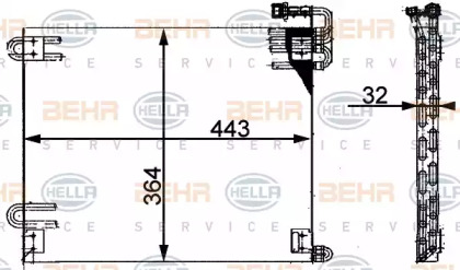 Конденсатор (BEHR HELLA SERVICE: 8FC 351 317-371)