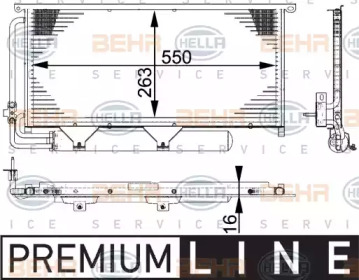 Конденсатор (BEHR HELLA SERVICE: 8FC 351 317-511)