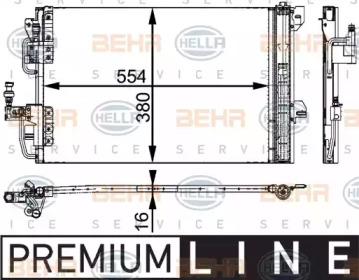 Конденсатор (BEHR HELLA SERVICE: 8FC 351 317-531)