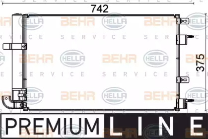 Конденсатор (BEHR HELLA SERVICE: 8FC 351 318-601)