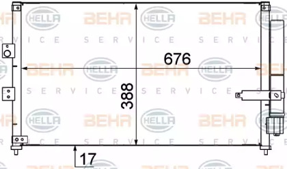 Конденсатор (BEHR HELLA SERVICE: 8FC 351 318-611)