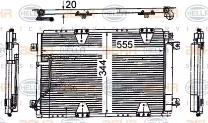 Конденсатор (BEHR HELLA SERVICE: 8FC 351 318-781)