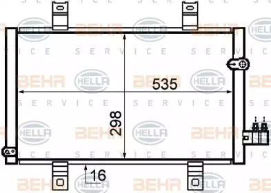 Конденсатор (BEHR HELLA SERVICE: 8FC 351 319-271)