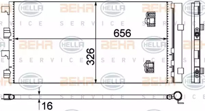 Конденсатор (BEHR HELLA SERVICE: 8FC 351 319-294)