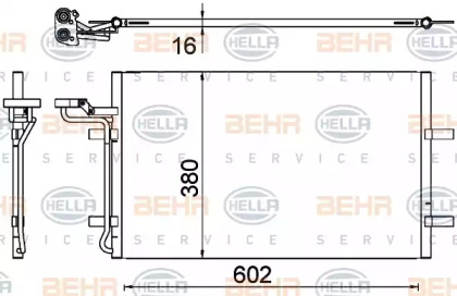 Конденсатор (BEHR HELLA SERVICE: 8FC 351 319-301)