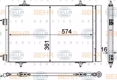 Конденсатор (BEHR HELLA SERVICE: 8FC 351 319-441)