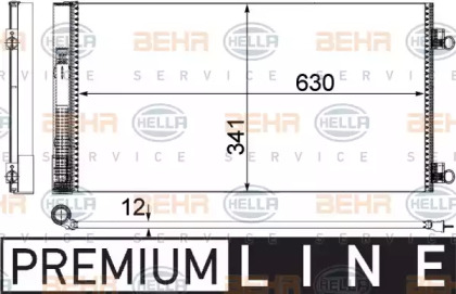 Конденсатор (BEHR HELLA SERVICE: 8FC 351 319-641)