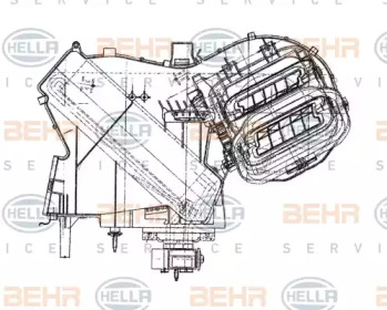 Испаритель (BEHR HELLA SERVICE: 8FV 351 330-001)