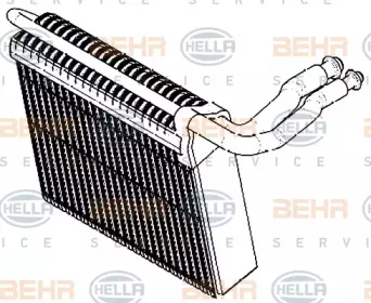 Испаритель (BEHR HELLA SERVICE: 8FV 351 330-021)